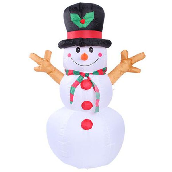 

bmby-1.6m height christmas inflatable santa snowman with lighting for indoor outdoor xmas holiday new year festival decorations