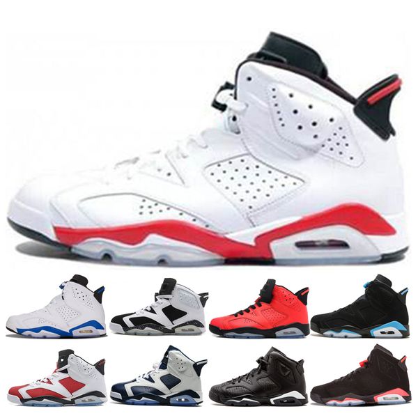 

Designer Men 6 6s Basketball Shoes White Infared Black Infrared Alternate Hare unc black cat Olympic Mens Trainer Sport Sneaker Size 41-47