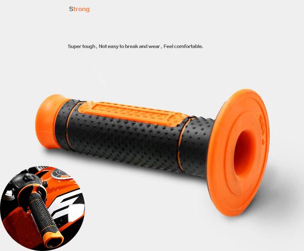 

for handle grip motorcycle dirt pit bike motocross 7/8"22mm handlebar rubber gel pro hand grips brake hands crf