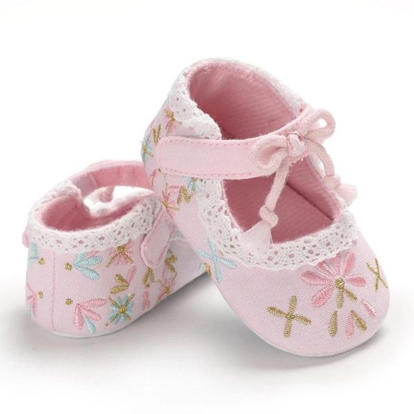 

toddler kids soft soled first walkers baby girls breathable embroidery shoes infant girl casual sneakers 0-18m