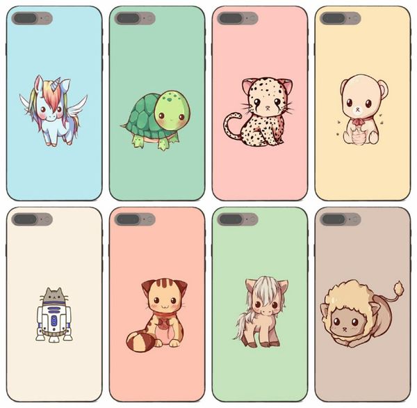 

[tongtrade] simple comics animal pets case for apple iphone 11 pro max xs 8s 7s 6s 5 samsung a10 a10e huawei y6 pro htc desire 530 1pcs case