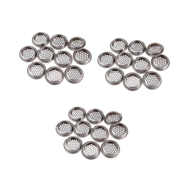 

30pcs 35mm stainless steel round cabinet air vent cover mesh louver