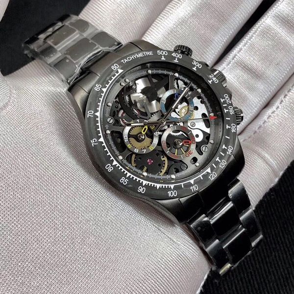

All new men 039 watch carbon fiber watch ring continuou ly mechanical movement automatic watch montre de luxe per onality reloj de lujo