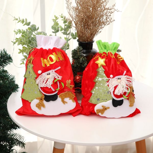 

christmas goods christmas gift bag stereoscopic gift bag santa claus