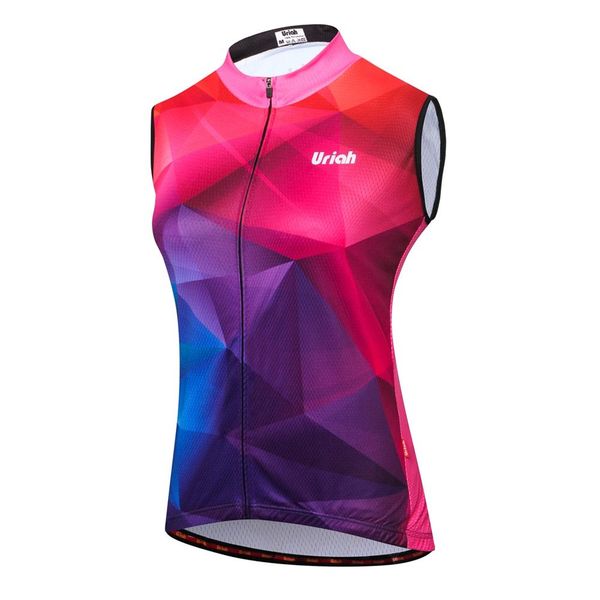 

women cycling vest cool sleeve cycling jersey summer, Black