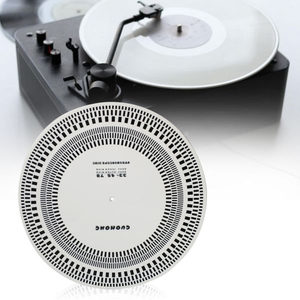 

acrylic mat tachometer protractor practical alignment white detection round speed tools phono lp vinyl record turntable