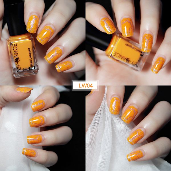 

6ml cracking nail polish non-peelable nail polish for manicure pedicure v9-drop
