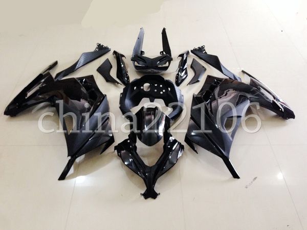 

injection mold new abs motorcycle full fairings kits fit for kawasaki ninja 300 ex300 300r 2013 2014 2015 2016 2017 set all black