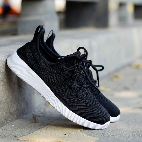 

light weight sneakers men 2019 new arrival four season breathable flats sole couple footwear outdoor running shoes