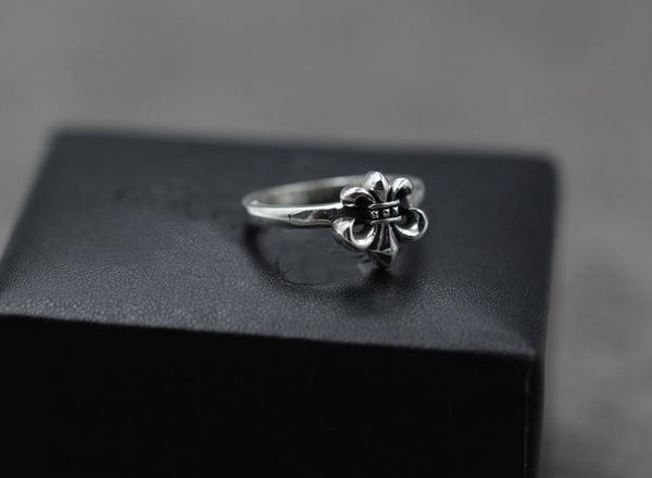

925 sterling silver rings trend personality jewelry punk style mens and women lovers gift hip hop cross style luxury designer jewelry