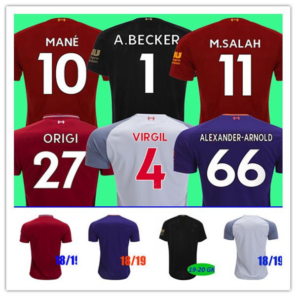 

Thailand quality liverpool occer jer ey 10 adie mane 11 mohamed elah 9 roberto firmino home away jer ey