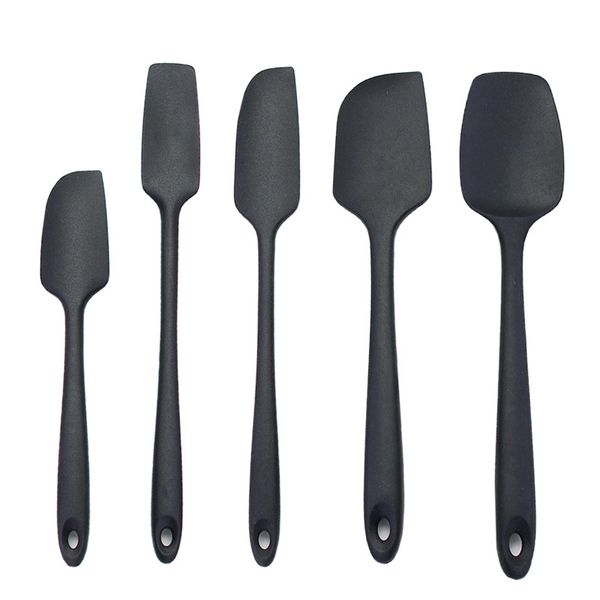 

5 шт food grade silicone шпатель набор термостойкий антипригарным хакер для приготовления пищи, выпечки и смешивания посуды jk2001