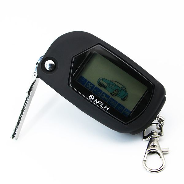

a91 uncut case with a91 key fob keychain remote controller for starline two way auto car alarm ing