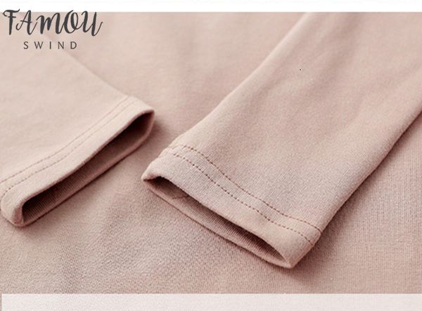 

autumn high collar bottoming shirt female long sleeved t shirt solid color korean womens warm slim female wild shirt plus size, White