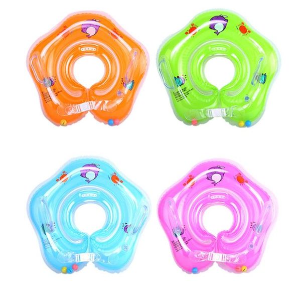 

baby float neck ring tube safety infant float circle for bathing inflatable flamingo inflatable water ring