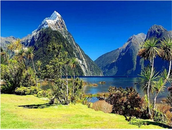 

rhinestone full round&square diamond embroidery lake mountain sunrise 5d diy diamond painting cross stitch kit home mosaic decor gift bb0780