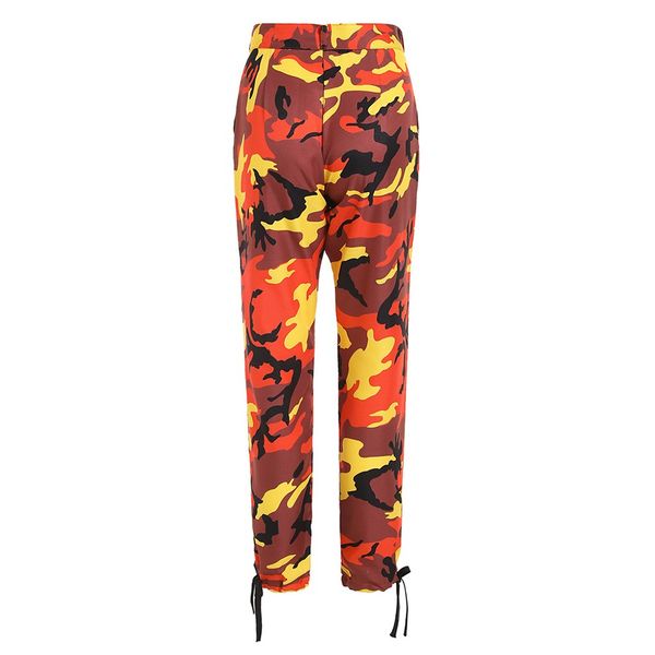 

jaycosin 2019 ladies cowboy camouflage high waist sports casual pants harem pants women's jeans combinaison pantalon dropship, Blue