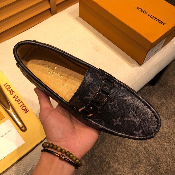 

19fw fashion party wedding handmade men red bottom loafers luxury velvet social flats tiger belt gold buckle men dress shoe bonsin, Black