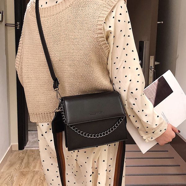 

2020 new women's bag simple broadband fashion single shoulder girl diagonal bag