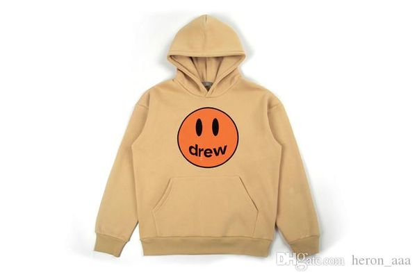 

new arrivals men and woman fashion smiling face printed hoodie brand loose-fitting casual hoodie hip hop sweatshirt thin pullover size m-xl, Black