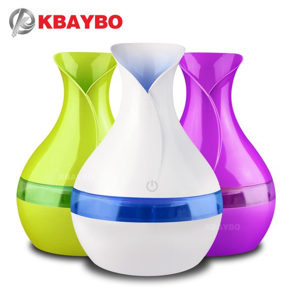 

kbaybo electric aroma essential oil diffuser 300ml usb mini ultrasonic air humidifier aromatherapy mist maker for home office