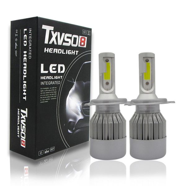 

авомобилнй ве cob h4 hb2 9003 1080w 162000lm led auto аѬа 6000k hi / lo лекѬиекие ламп деан