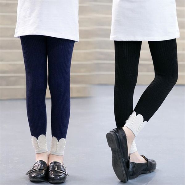 

kids girls leggings 3 styles 4 colors spring autumn 3-12t girls beading stripe elastic leggings kids designer clothes girls pants dhl ss171, Blue
