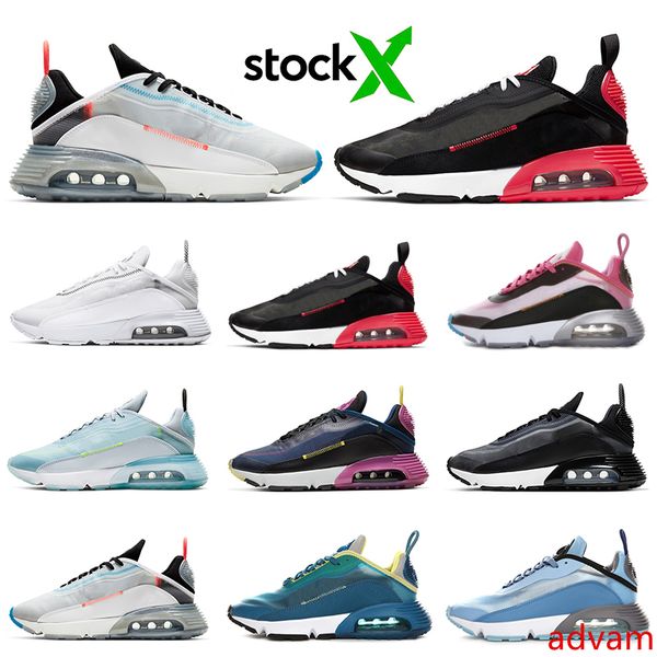 

stock x 2090 women men running shoes with bred duck camo bright crimson mens trainer sports designer sneakers 36-45