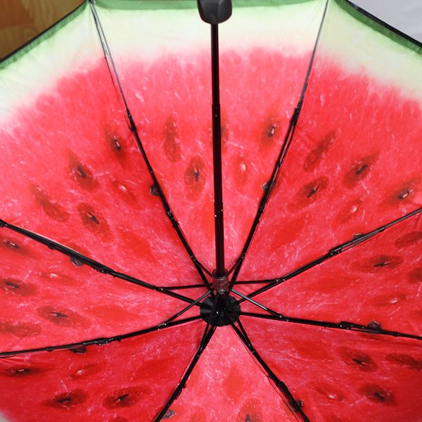 

watermelon pattern umbrella rain women folding mini pocket umbrella women windproof umbrellas uv protection 40u0050