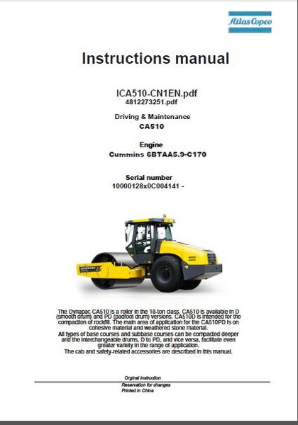 

all models dynapac workshop manual 2017