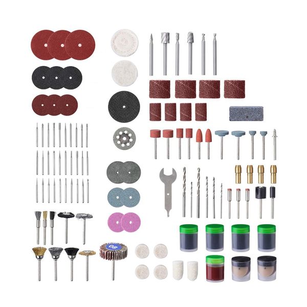 

315шт роторный инструмент аксессуары бит набор дрель полировка комплект для dremel шлифовальный бит набор