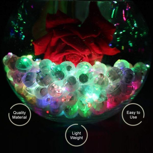 

multicolor round led flash ball lamp balloon light long standby time for paper lantern balloon light party wedding decoration