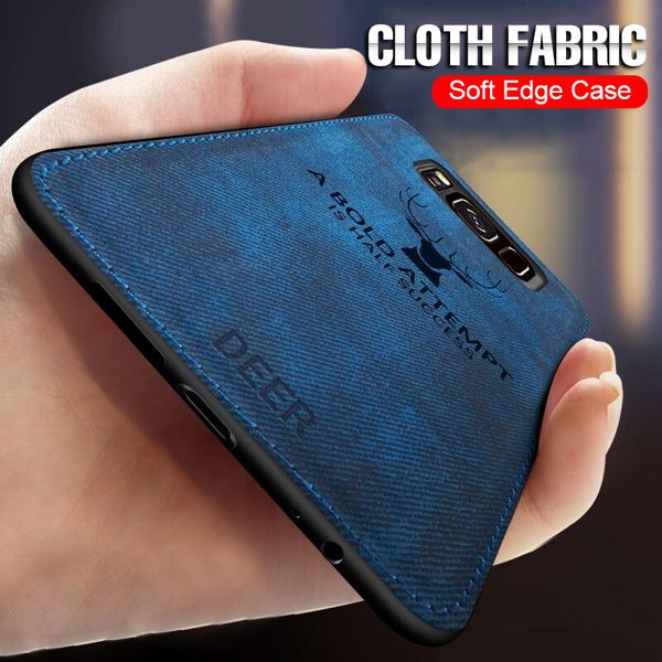 

soft cloth back case cover for samsung galaxy s7 edge s9 s8 note 9 8 full phone case for samsung s9 s8 s10 plus shockproof case