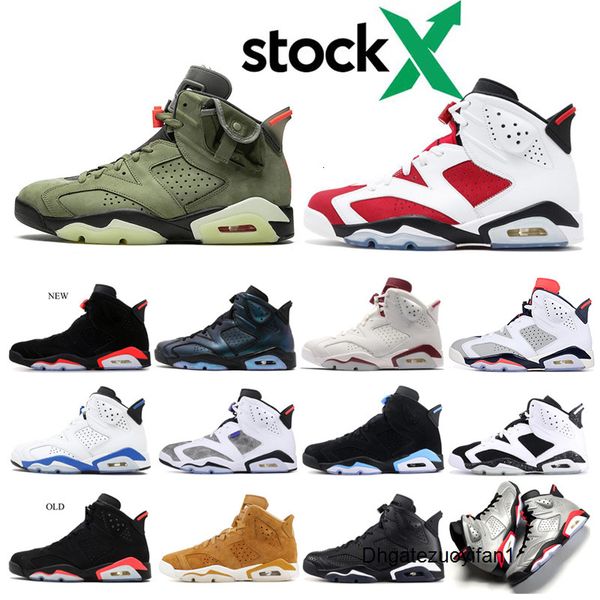 

фото x new бред 6 6s премиум mens basketball обувь travis скоттс old black инфракрасная черный кот unc мужчины спорт дизайнер кроссовки