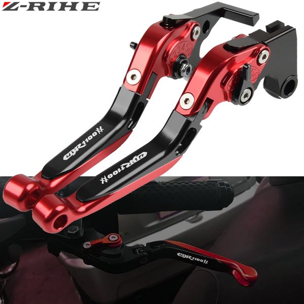 

for cbr1100xx cbr 1100 xx 1997-2001 2002 2003 2004 cnc motorcycle clutch brake lever extendable adjustable foldable levers