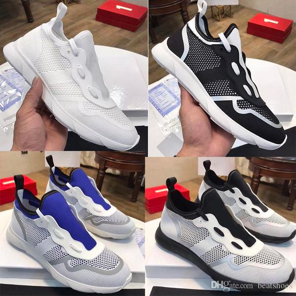 

new b21 neo sneakers mens designer technical knit shoes women white trainers classic white mesh low flat shoes with box us5-11, Black