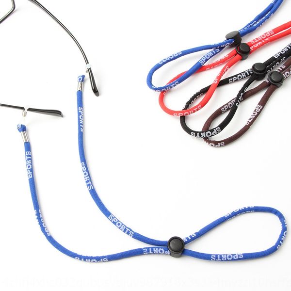 

accessories silicone accessory sports rope glasses chain nylon anti-skid anti-dropping silicone ring adjustable sports glasses rope, Blue