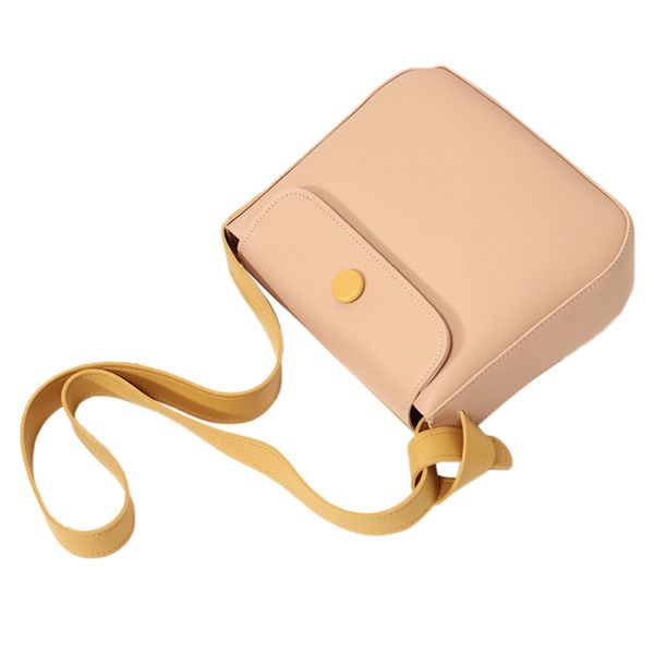 

fashion simple diagonal cross-body color saddle bags women summer mini bag hangbangs ladies soft leather crossbody bags borsa