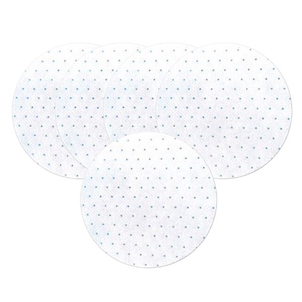 

three layers disposable isolation protection mask pads replacement round 5pcs