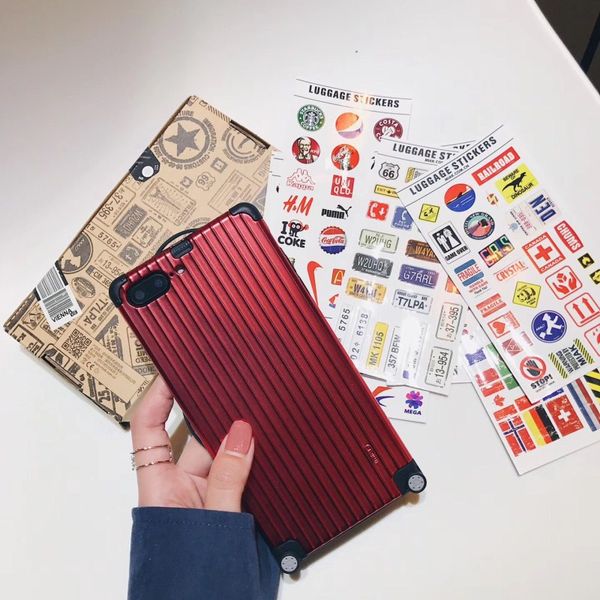 

Классический Высокое Качество Багажный Телефон Чехол Чемодан Для iphone XS 6 6S 7 8 плюс