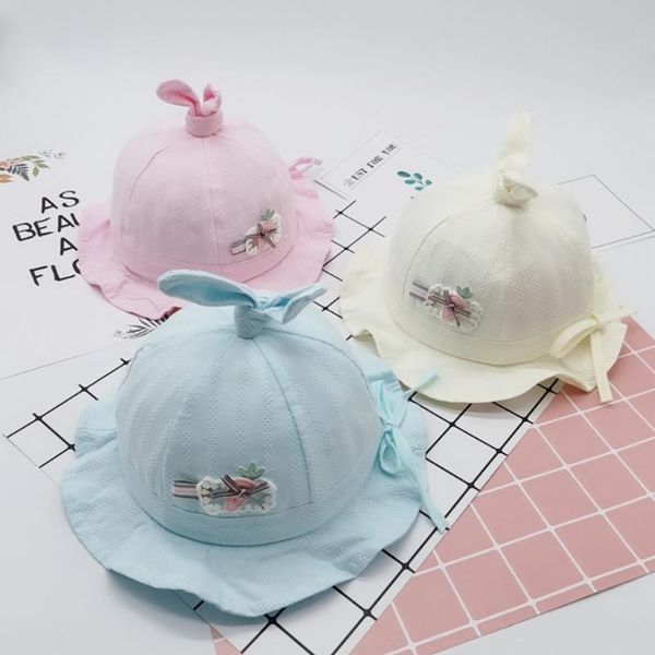 

bucket hat sun hat caps baby children kids lovely soft printed fishing toddler baby boy girl accessories kids cap, Yellow
