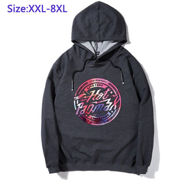 

7xl 8xl куртка для мужчин толстовки кофты повседневный пальто высокого качества сыпучие комфортная большой человек big top размер xxl-8xl, Black