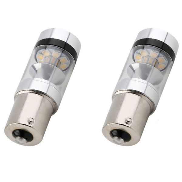 

2pcs 100w 1156 led backup lamps car reverse bulb lamp turn tail lights hight power 1157