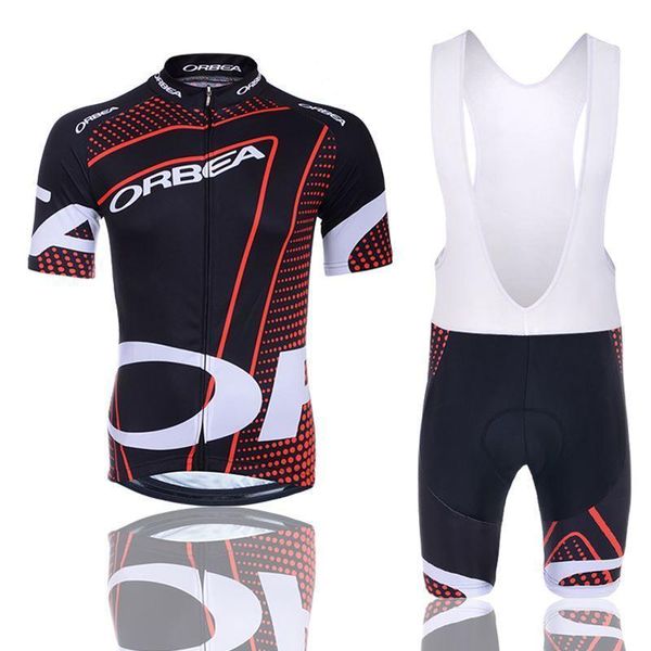 

2020 orbea cycling jersey short jersey ropa de ciclismo maillot cycling clothes set bike wear gel pad breathable sports sets, Black;red