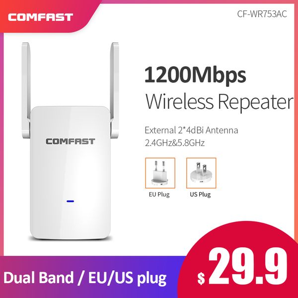 

1200mbps cf-wr753ac wi-fi extender /access point ap 2.4g/5.8g 2*4dbi antenna wireless range wifi signal router