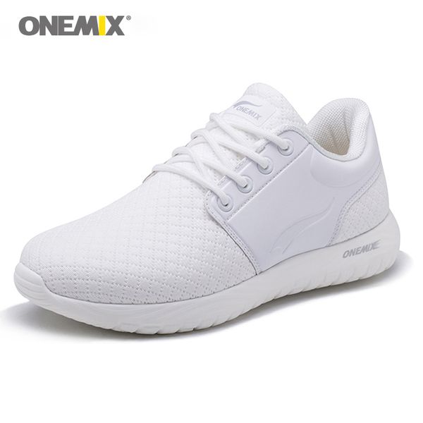 

onemix women's running shoes lightweight breathable mesh sports shoes cushioning dmx sneakers white walking jogging