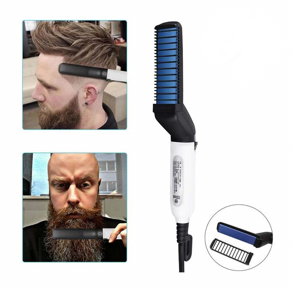 

beard straightener brush electric beard straightener and hair straightener multifunctional beard and hair straightening brush comb