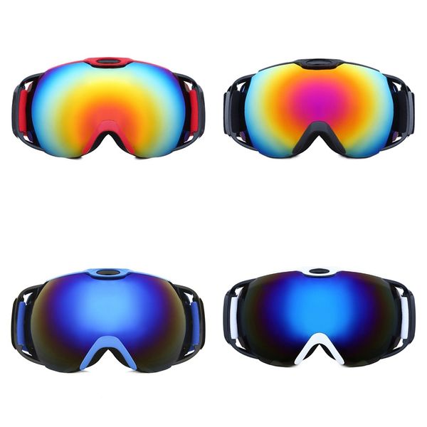 

ski goggles eyewear snow goggles double-layer anti-fog ski glasses spherical lens snowmobile eyewear sport glasses men women