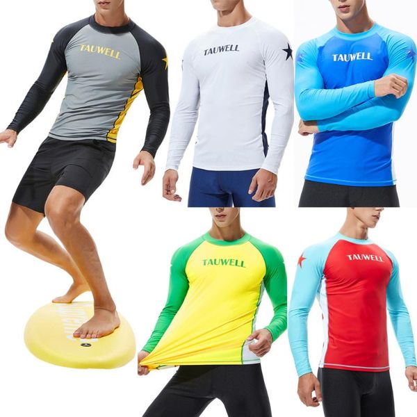 

мужчины с длинным рукавом рашгард уф защита от солнца скины 18 серфинг дайвинг плавание мужчины водолазный костюм серфинг костюм 2019 новая