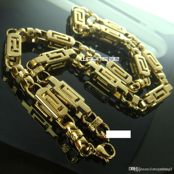

n292-8mm width curb chain stainless steel necklace link cuban chunky chain, Silver